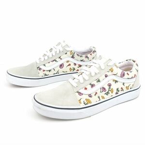 Vans Old Skool Poppy Floral Cream Skate Shoes Womens 9